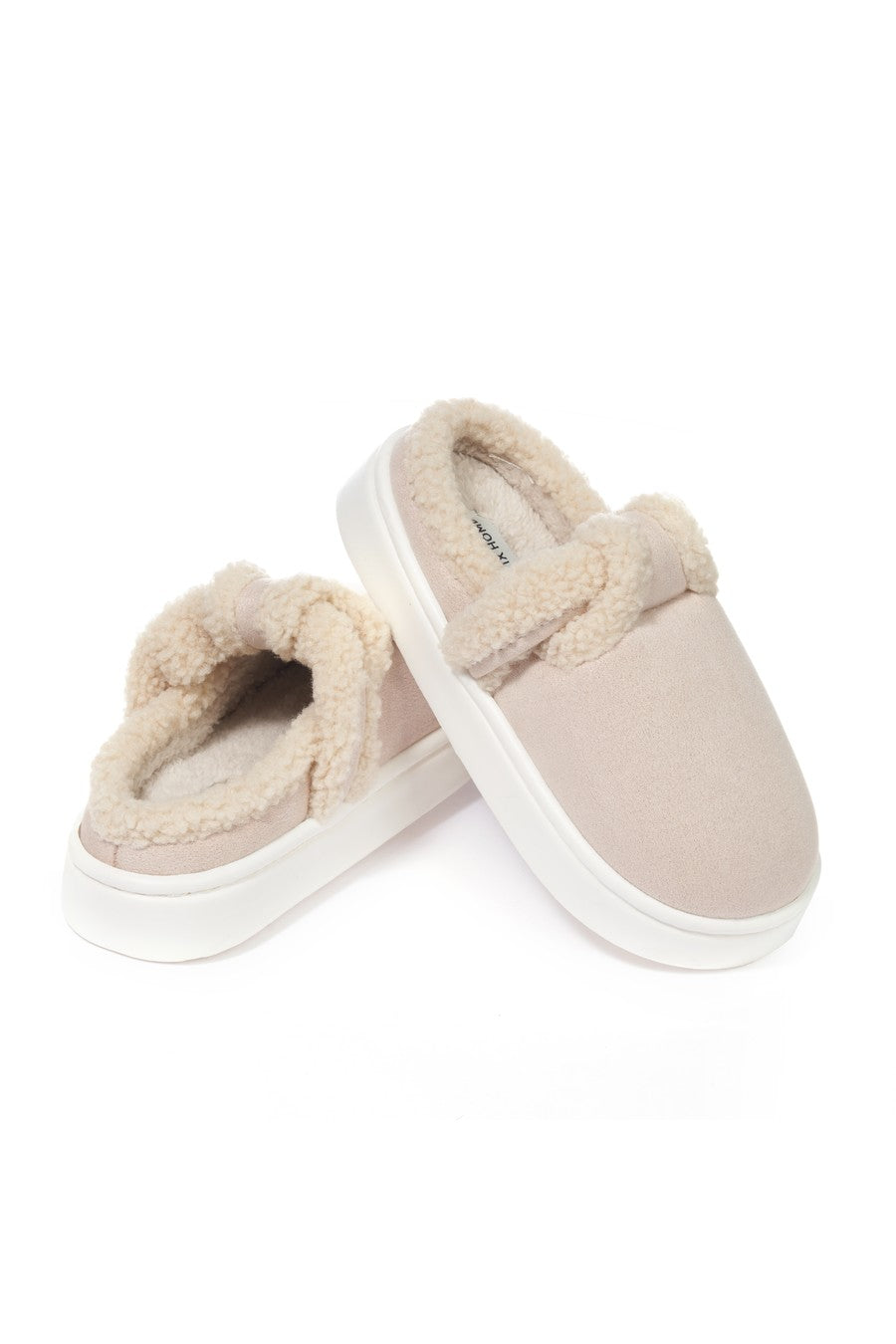 JOMIX Pantuflas Cerradas Suaves Peludas De Invierno Para Mujer MD9624