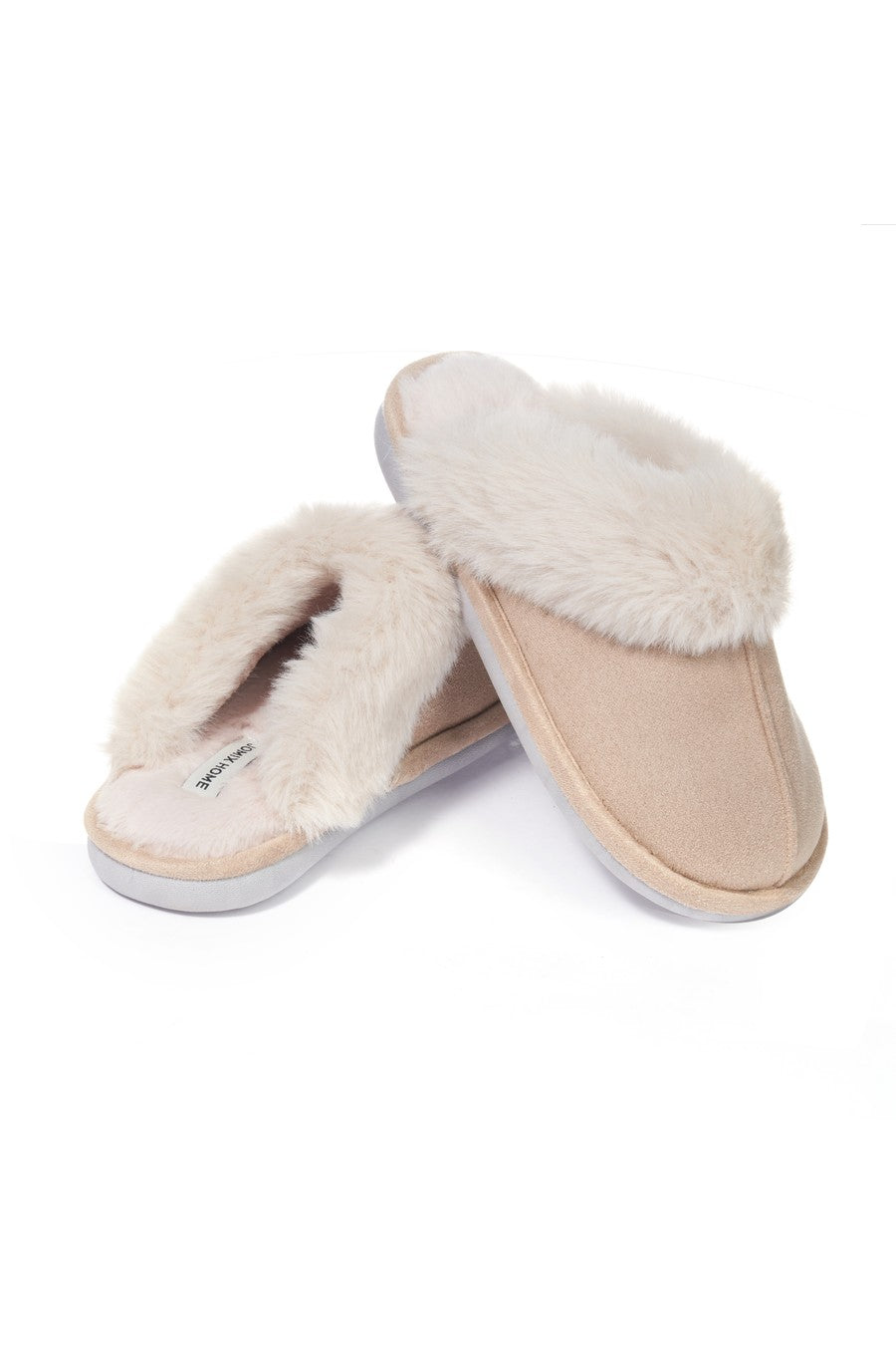 JOMIX Women's Winter Slippers Furry Closed Soft MD9663