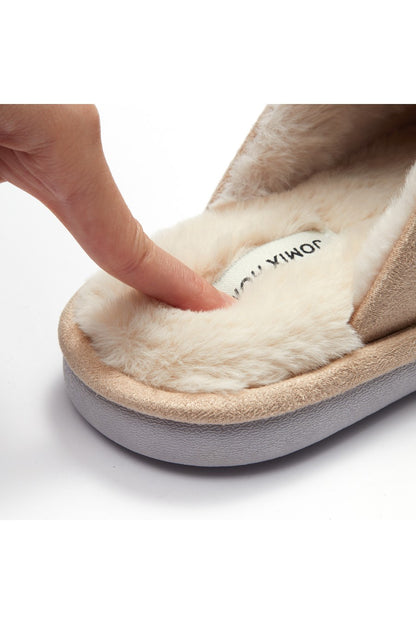 JOMIX Women's Winter Slippers Furry Closed Soft MD9673