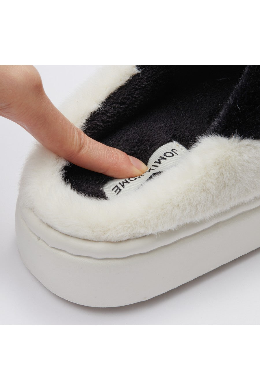 JOMIX Women's Winter Slippers Furry Closed Soft MD9630