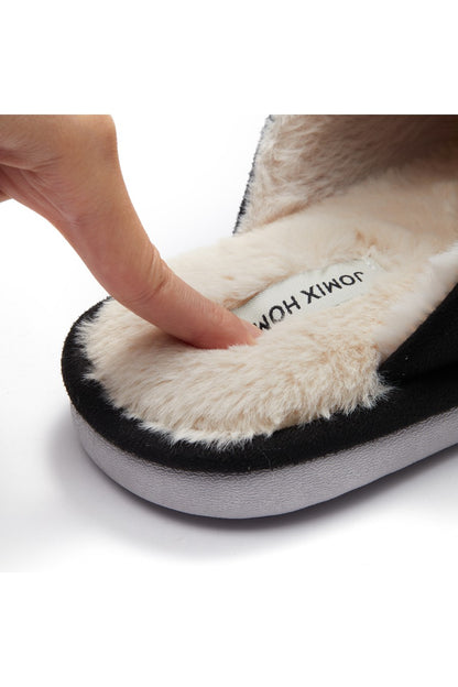 JOMIX Women's Winter Slippers Furry Closed Soft MD9673