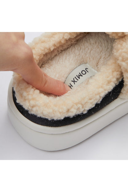 JOMIX Women's Winter Slippers Furry Closed Soft MD9624