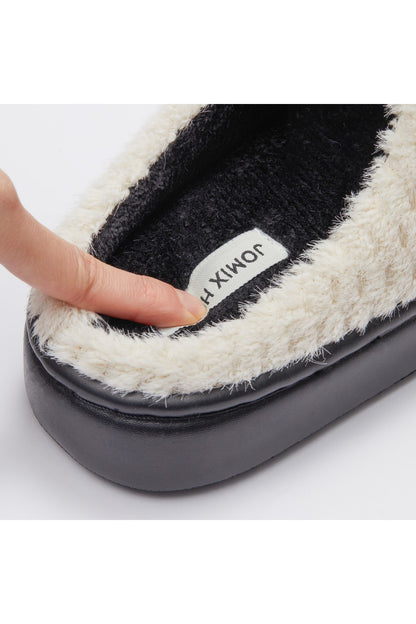 JOMIX Women's Winter Slippers Furry Closed Soft MD9633