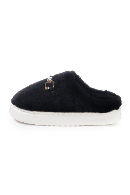 JOMIX Women's Winter Slippers Furry Closed Soft MD9638