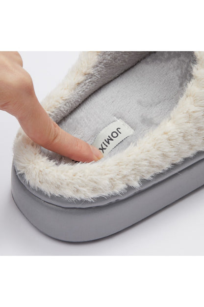 JOMIX Women's Winter Slippers Furry Closed Soft MD9633