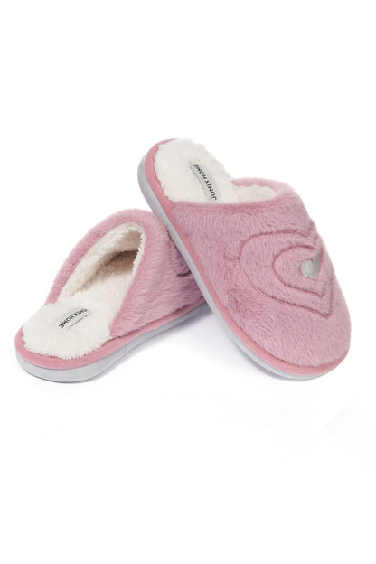 JOMIX Pantuflas Cerradas Suaves Peludas De Invierno Para Mujer MD9658