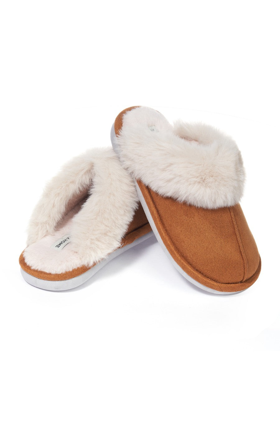 JOMIX Pantuflas Cerradas Suaves Peludas De Invierno Para Mujer MD9663