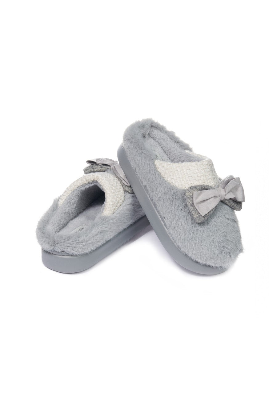 JOMIX Pantuflas Cerradas Suaves Peludas De Invierno Para Mujer MD9626