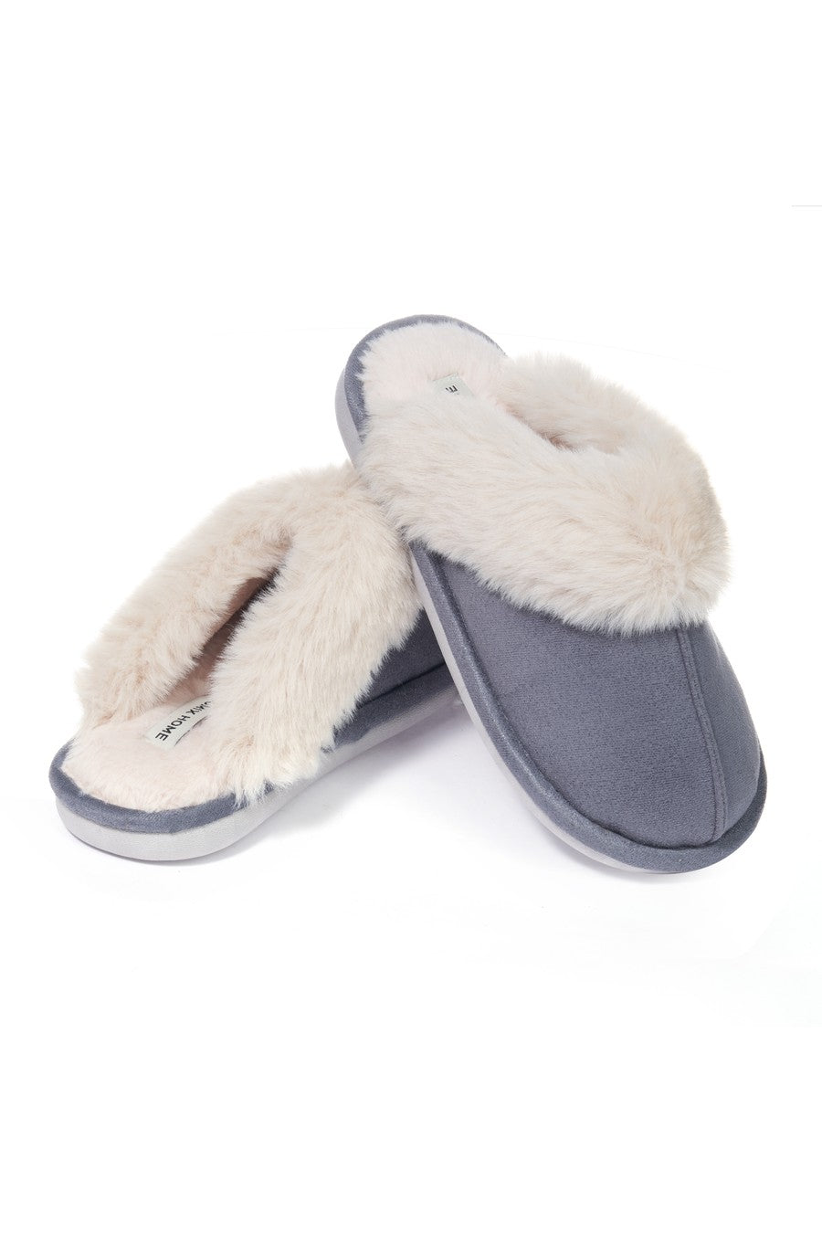 JOMIX Women's Winter Slippers Furry Closed Soft MD9663