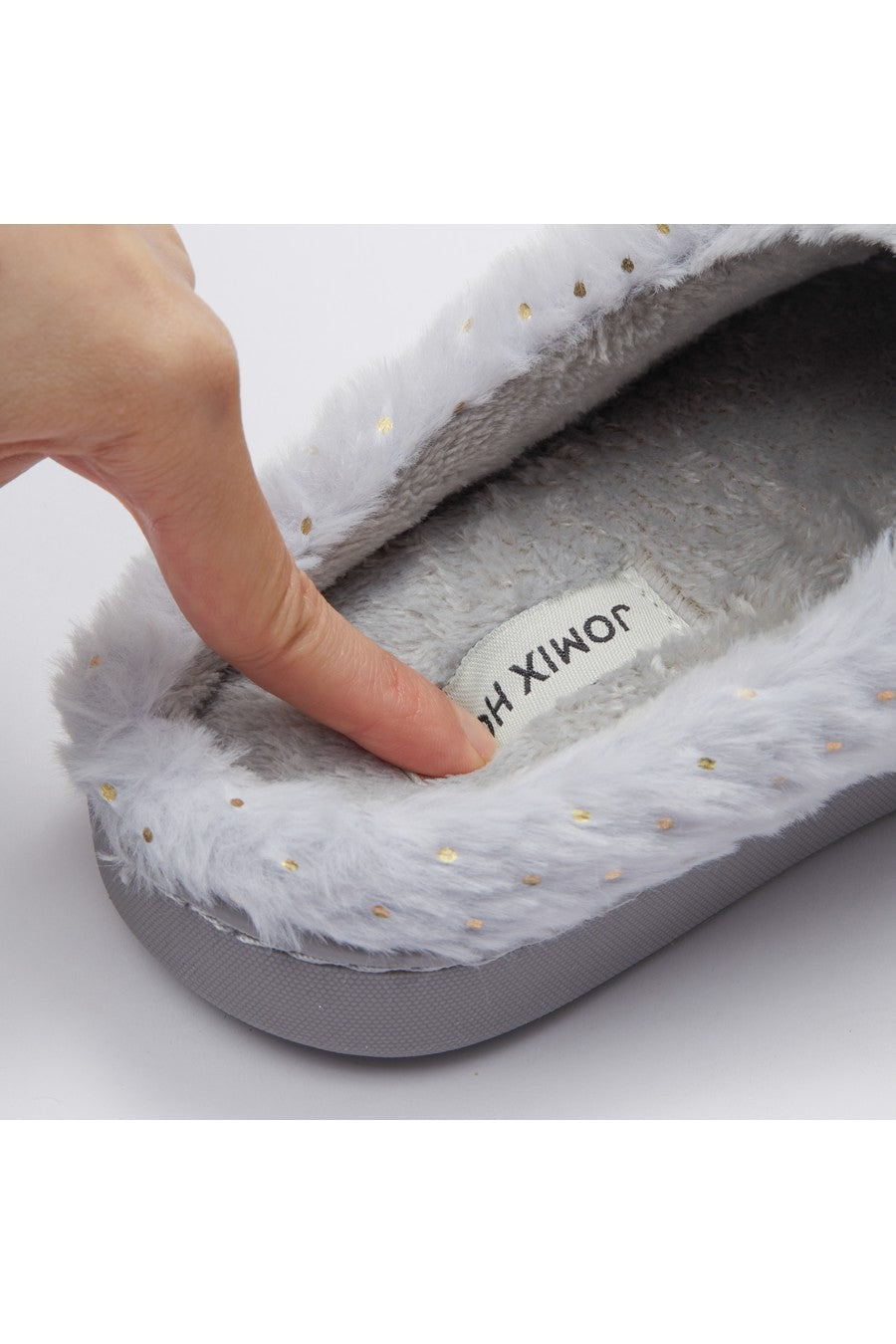 JOMIX Women's Winter Slippers Furry Closed Soft MD9615