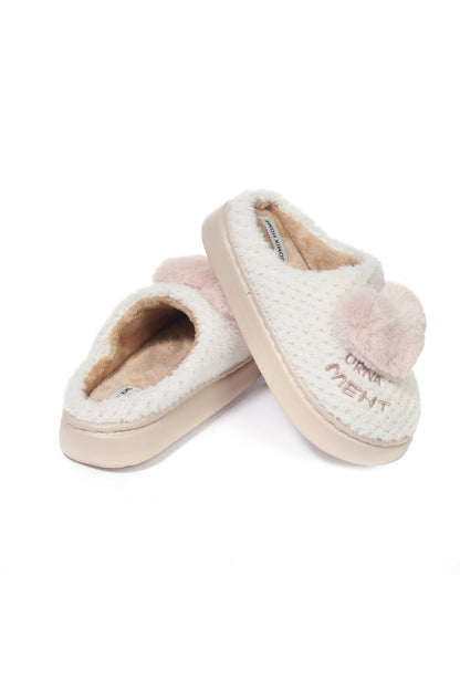 JOMIX Women's Winter Slippers Furry Closed Soft MD9633