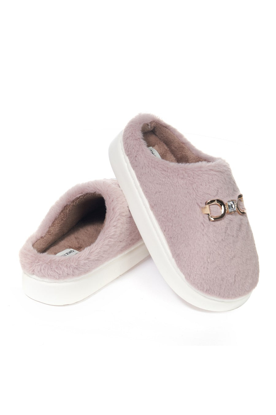 JOMIX Women's Winter Slippers Furry Closed Soft MD9638