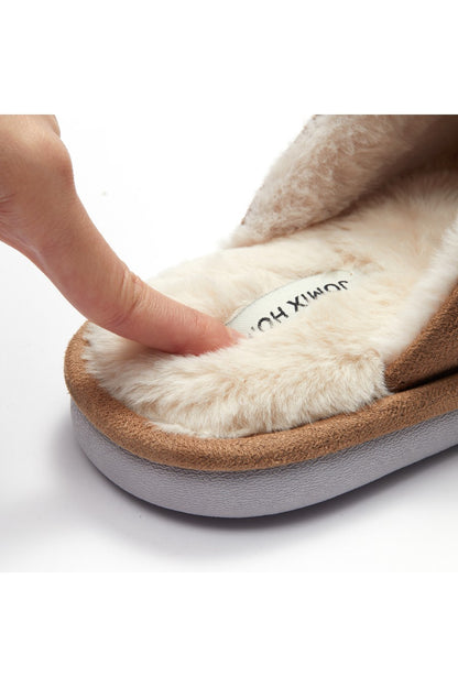 JOMIX Women's Winter Slippers Furry Closed Soft MD9673