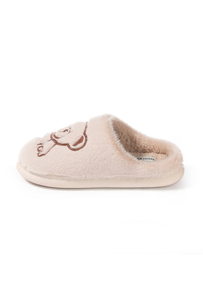 JOMIX Pantuflas Cerradas Suaves Peludas De Invierno Para Mujer MD9622