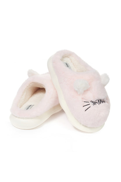 JOMIX Women's Winter Slippers Furry Closed Soft MD9639