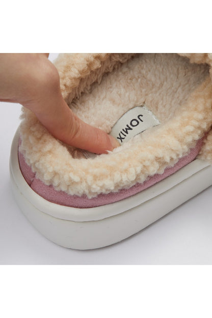 JOMIX Women's Winter Slippers Furry Closed Soft MD9624