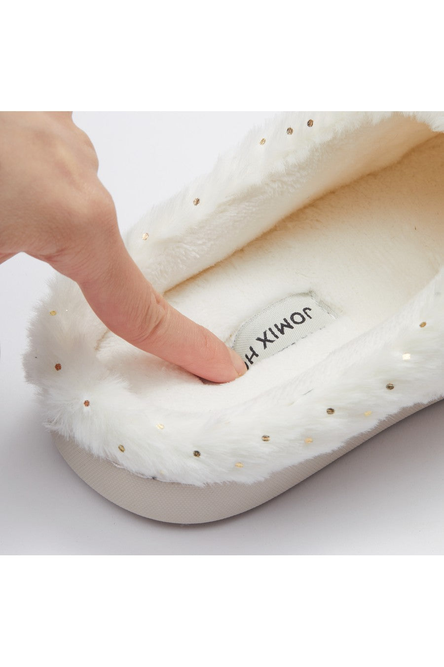 JOMIX Women's Winter Slippers Furry Closed Soft MD9615