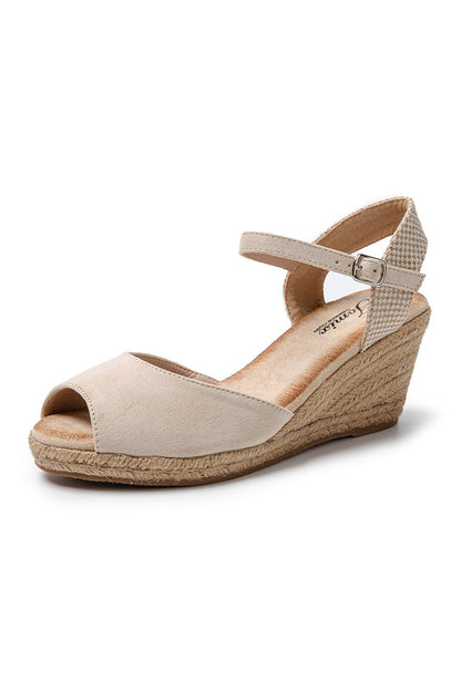 JOMIX Sandali Donna Estive Ciabatte Ragazze Espadrillas Eleganti Zeppa SD9371