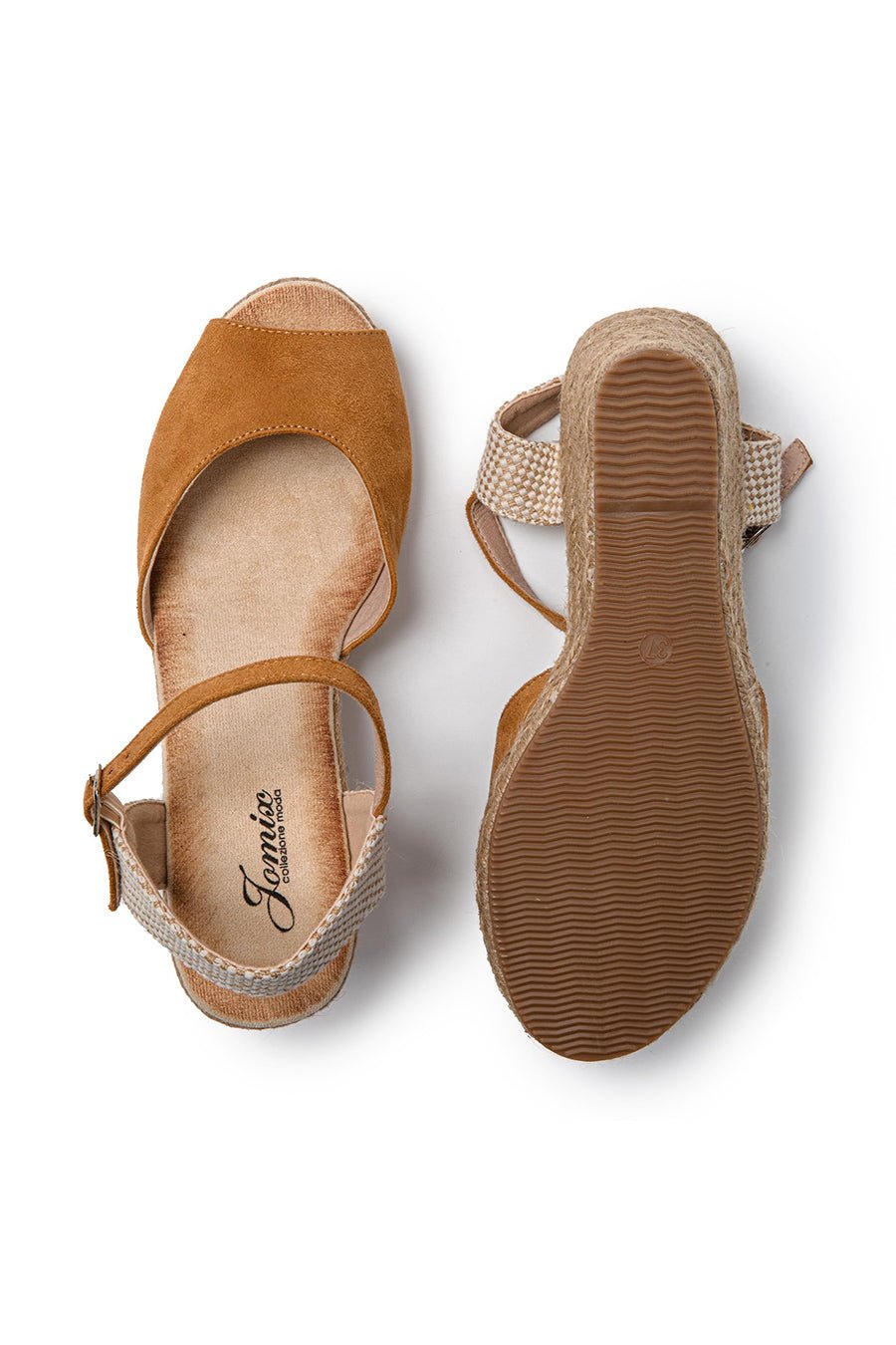 JOMIX Sandali Donna Estive Ciabatte Ragazze Espadrillas Eleganti Zeppa SD9371