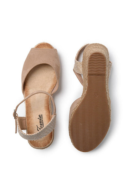 JOMIX Sandali Donna Estive Ciabatte Ragazze Espadrillas Eleganti Zeppa SD9371