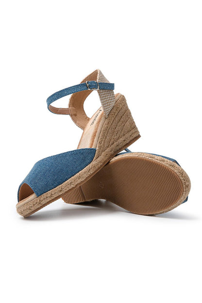 JOMIX Sandali Donna Estive Ciabatte Ragazze Espadrillas Eleganti Zeppa SD9371