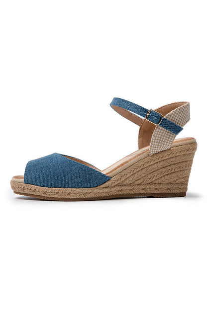 JOMIX Sandali Donna Estive Ciabatte Ragazze Espadrillas Eleganti Zeppa SD9371