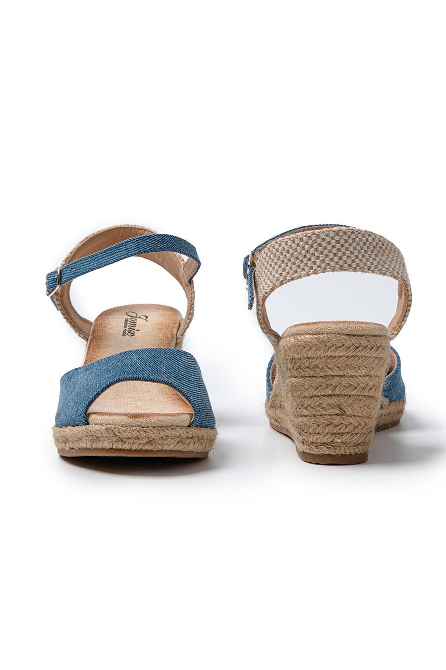 JOMIX Sandali Donna Estive Ciabatte Ragazze Espadrillas Eleganti Zeppa SD9371