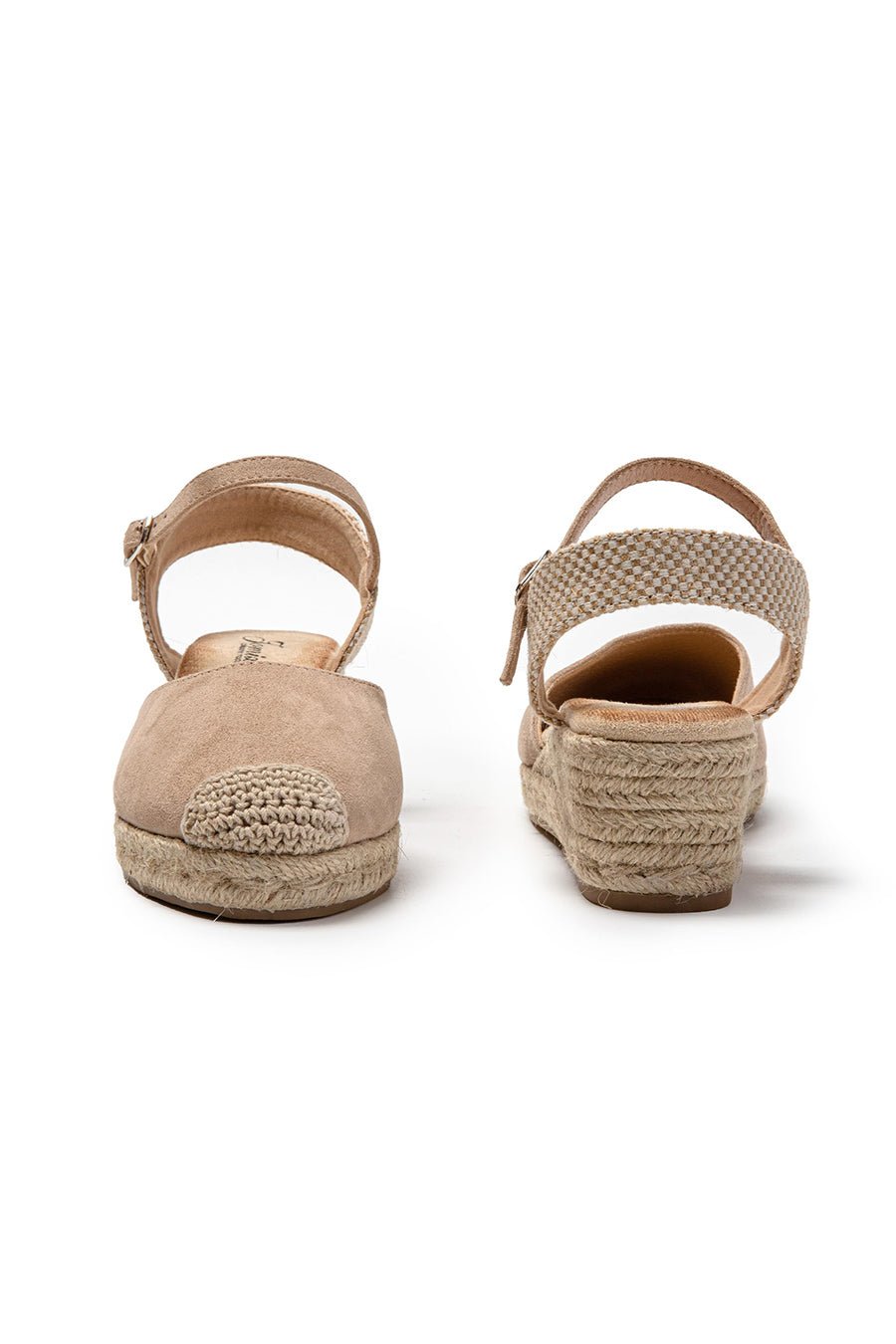 JOMIX Sandali Estivi da Donna Eleganti con Zeppa Chiusura a Fibbia e Stile Espadrillas SD9369