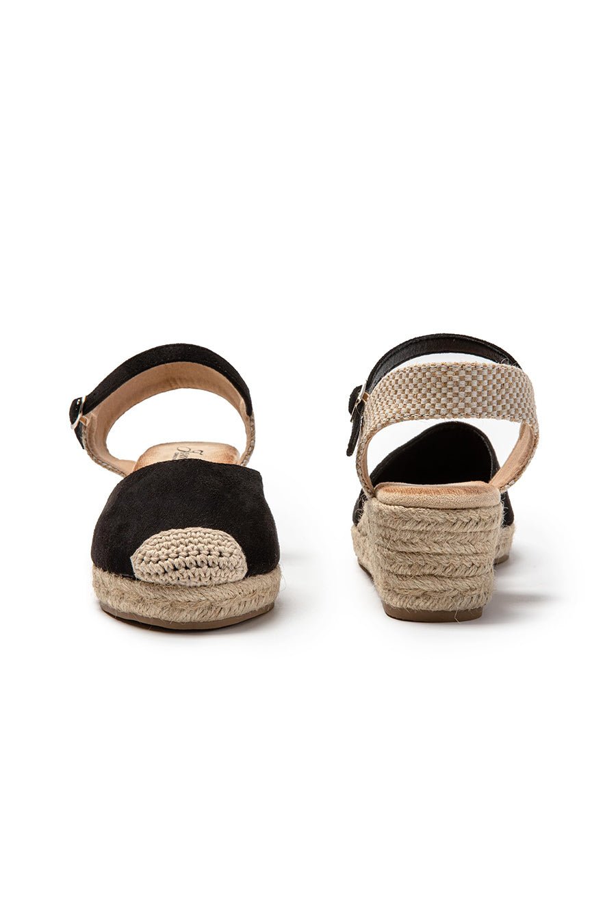 JOMIX Sandali Estivi da Donna Eleganti con Zeppa Chiusura a Fibbia e Stile Espadrillas SD9369