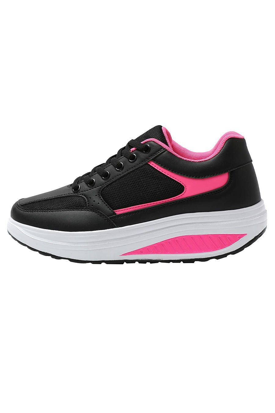 JOMIX Scarpe Basculanti Donna Scarpe Dimagranti Fitness Camminata Passeggio Ginnastica Chiusura a Lacci SD1618