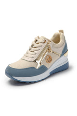 JOMIX Sneakers Donna Casual Scarpe Eleganti Sportive Tacco Zeppa Comode da Camminata SD9405